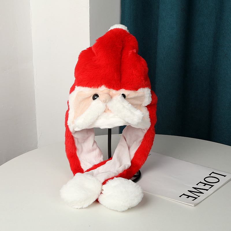 Warm Plush Moving Ear Hat Limorista
