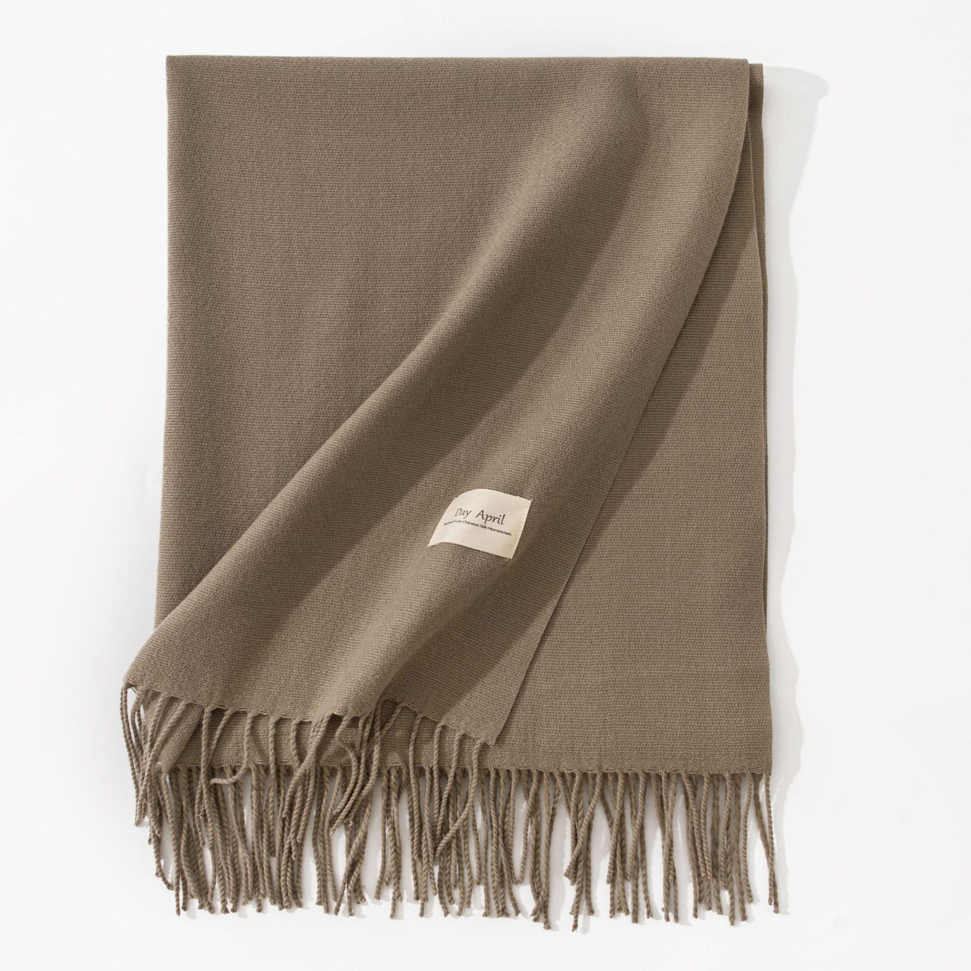 Pure Color Artificial Cashmere Scarf Women&