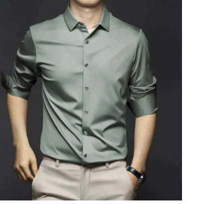 Business High-end Ice Silk Shirt Limorista
