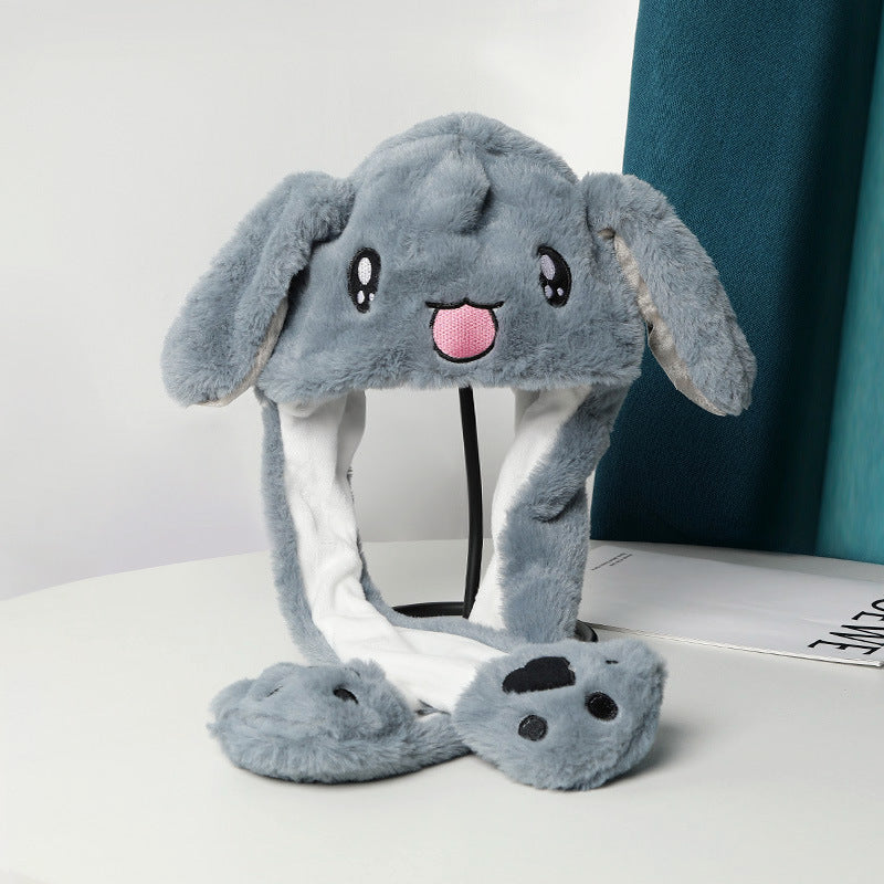 Warm Plush Moving Ear Hat Limorista