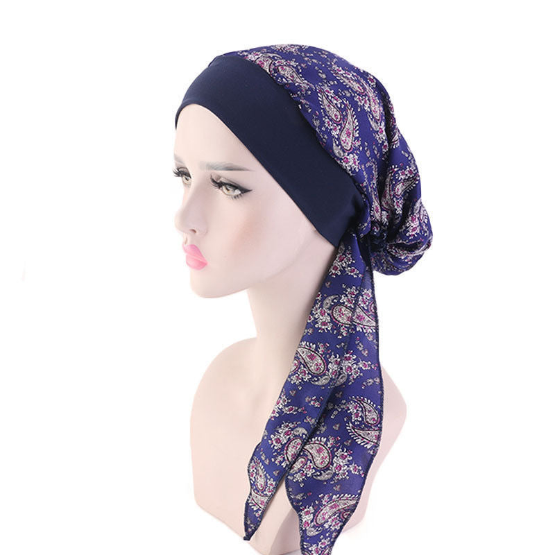 Stretch Hair Band Braid Hat Ethnic Style Fashion Scarf Muslim Ethnic Limorista