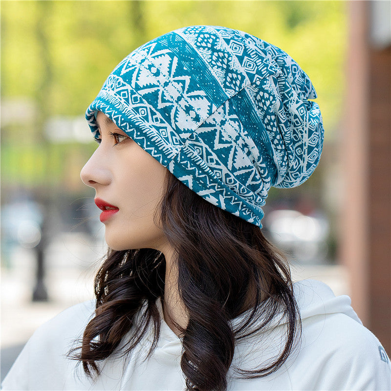 Head Ethnic Wind Series Korean Cashew Flower Bun Head Hat Limorista