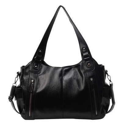 Handbag European And American Retro Solid Color Simple Texture Limorista