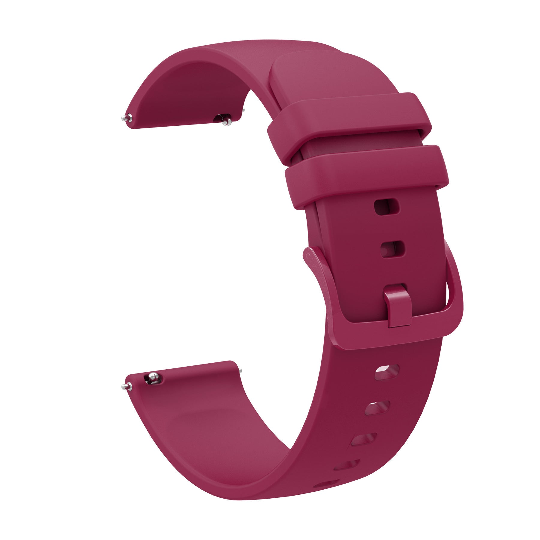 Flat Same Color Buckle Universal Silicone Strap Limorista
