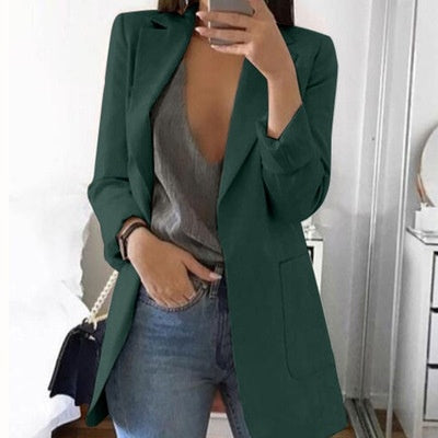 Lapel Slim Cardigan Temperament Blazer Limorista