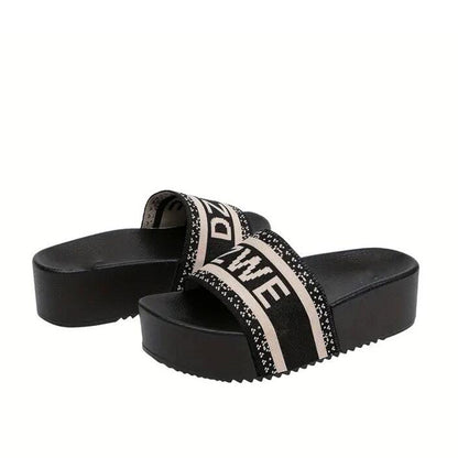 High-end Fashion French Beach Vacation Platform Women&
