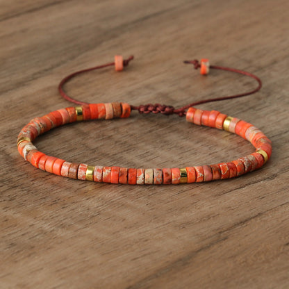 Spacer Beads Beaded Weave Bracelet Women&