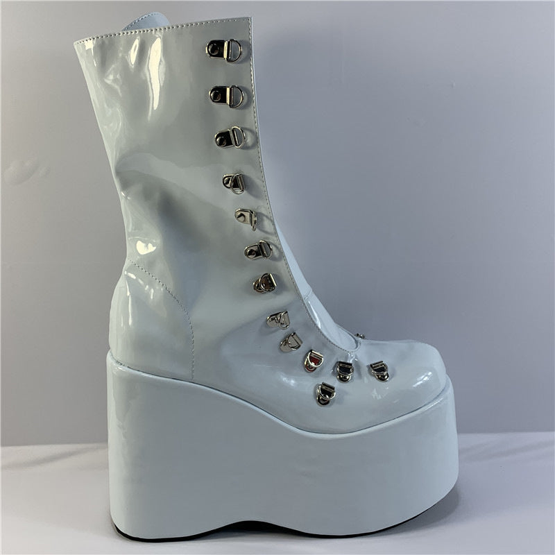 Casual Flat Platform High-top Low-top Shoes Limorista