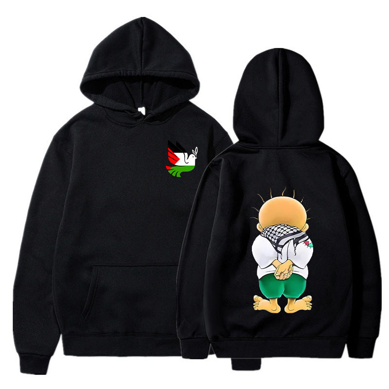 Peace Dove Hoodies Men Fashion Graphic Printed Sweatshir Limorista