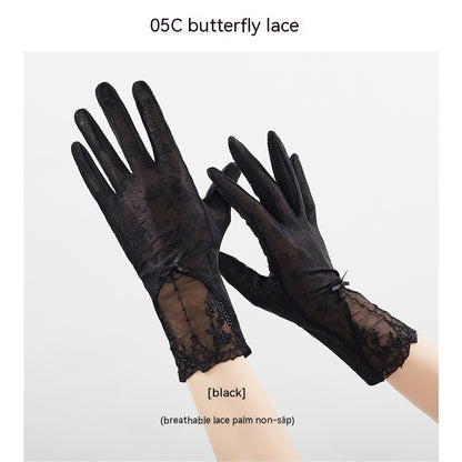 Lightweight Breathable Lace Sun Protection Gloves Limorista