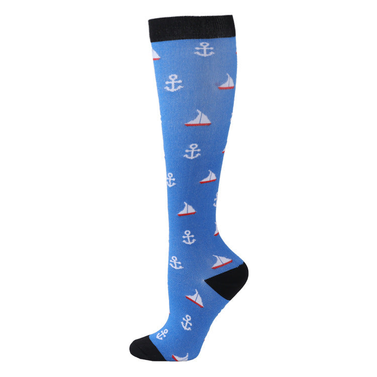 Sports Compression Socks Pattern Stretch Stockings Limorista