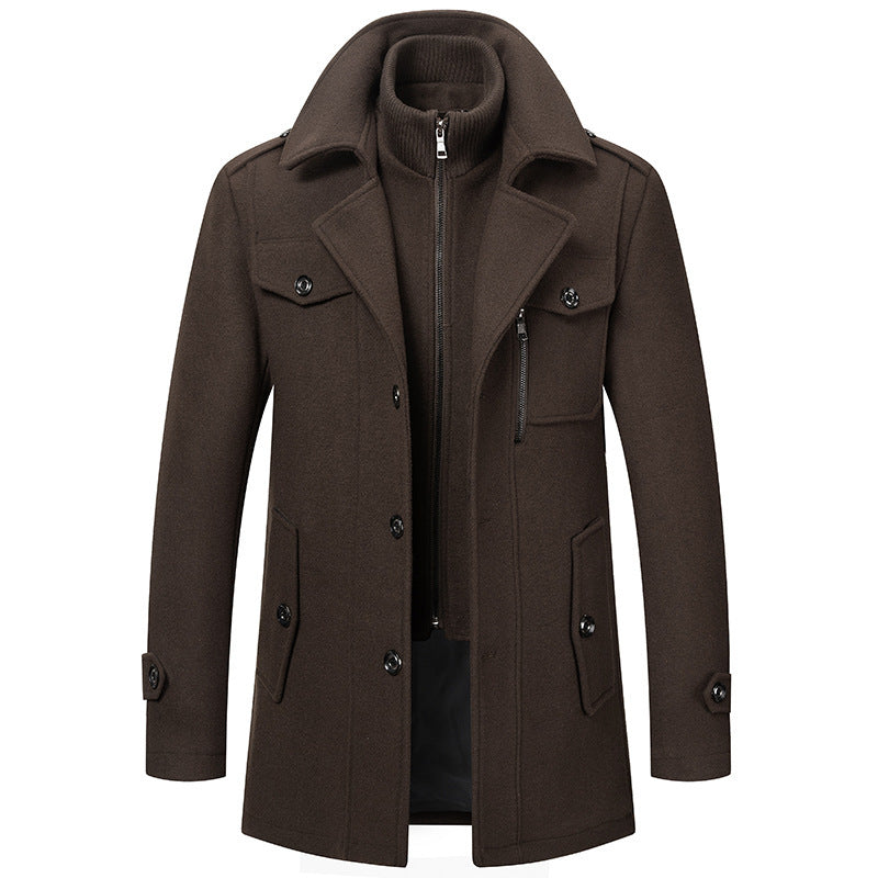 Cold-resistant plus cotton woolen men&