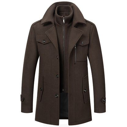 Cold-resistant plus cotton woolen men&