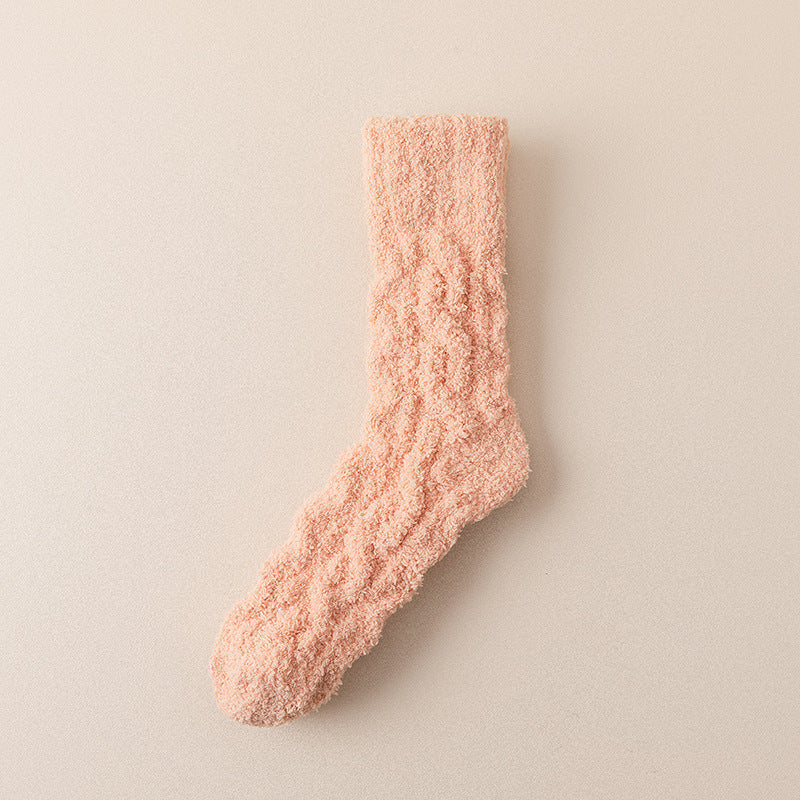 Coral Fleece Socks Women&
