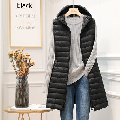 Fall Winter Hooded Korean Lightweight Down Jacket Limorista