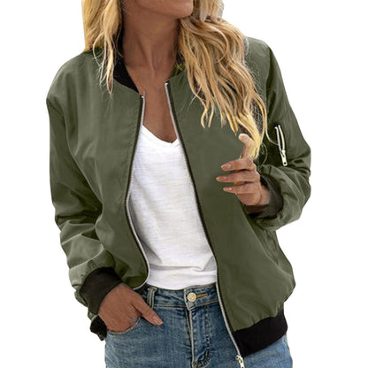 European And American Solid Color Women&