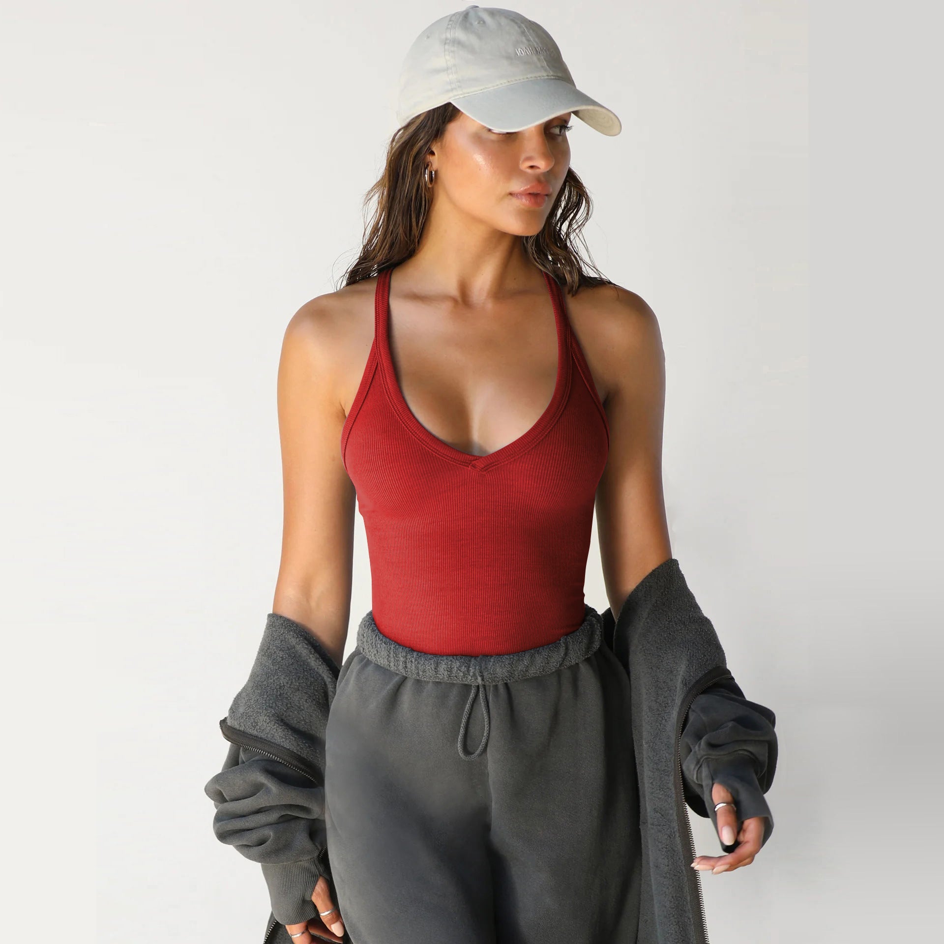 Knitted Vest European And American Women&