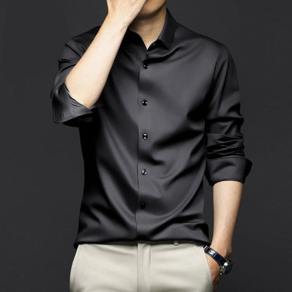 Business High-end Ice Silk Shirt Limorista