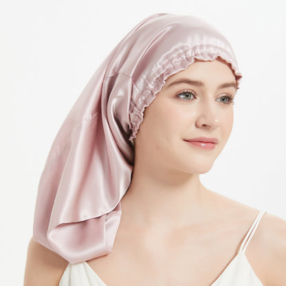 Silk Long Tube Nightcap Hair Care Thermal Heat Cap Limorista