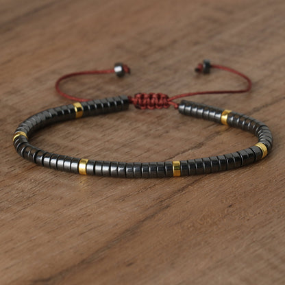 Spacer Beads Beaded Weave Bracelet Women&