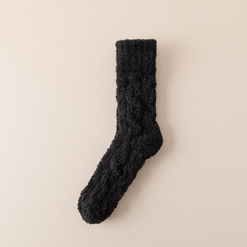 Coral Fleece Socks Women&