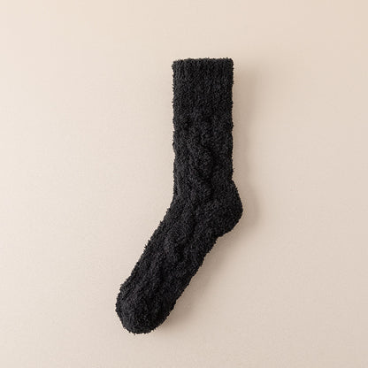 Coral Fleece Socks Women&