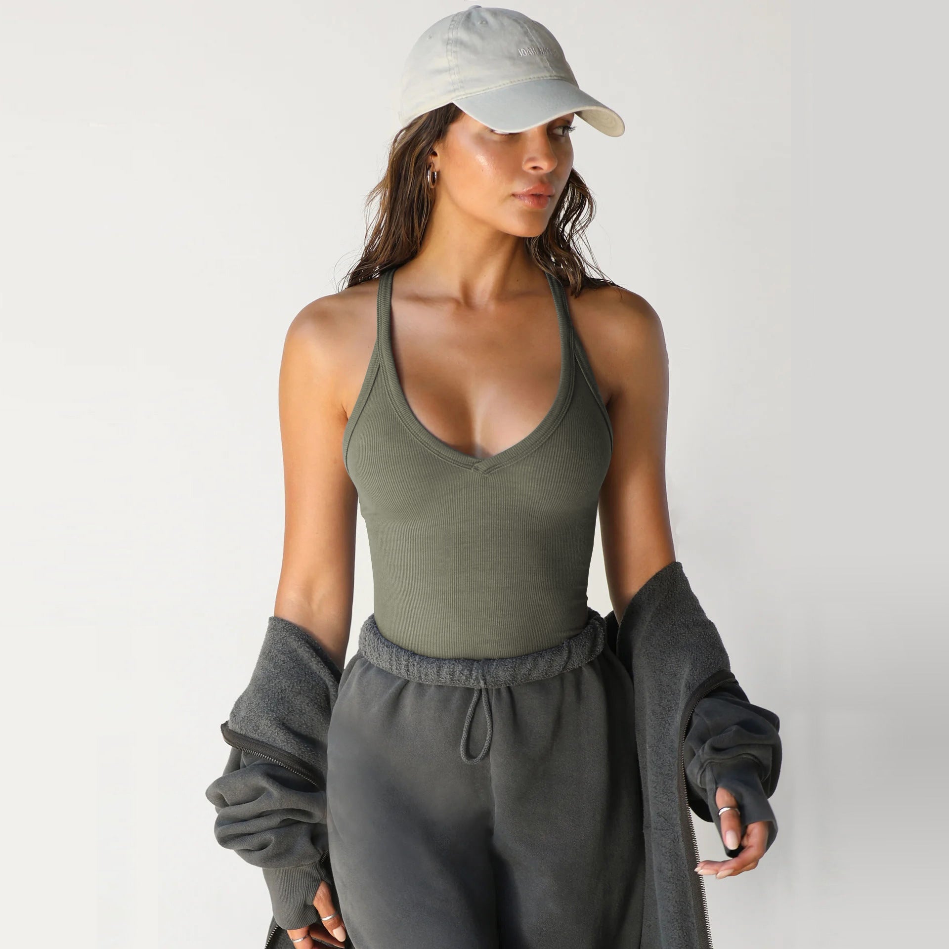 Knitted Vest European And American Women&
