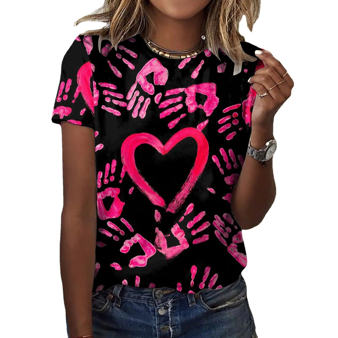 3D Digital Printing Summer New Loose Fashion Brand T-shirt For Women Limorista