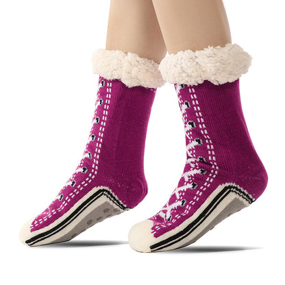 Room Berber Fleece Blanket Socks Warm Socks Women&