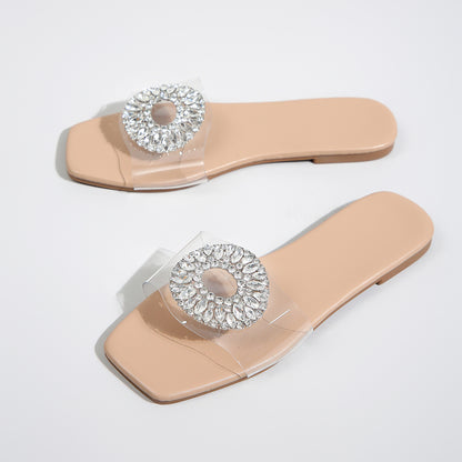 Beach Vacation Flat Plus Size Women&