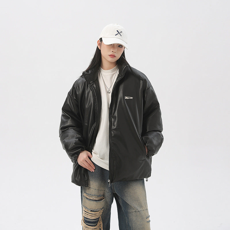 Cotton Coat Autumn And Winter Solid Color Men And Women Limorista
