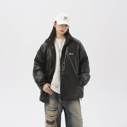 Cotton Coat Autumn And Winter Solid Color Men And Women Limorista
