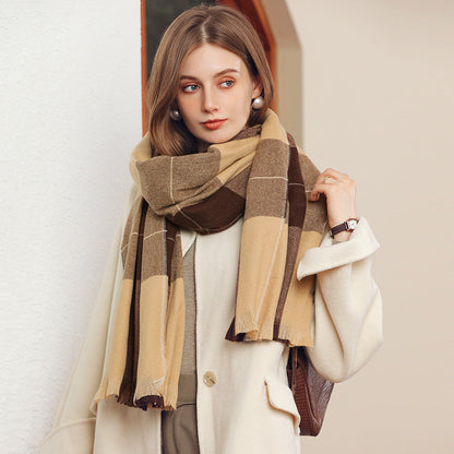 Winter Artificial Cashmere Shawl Women&