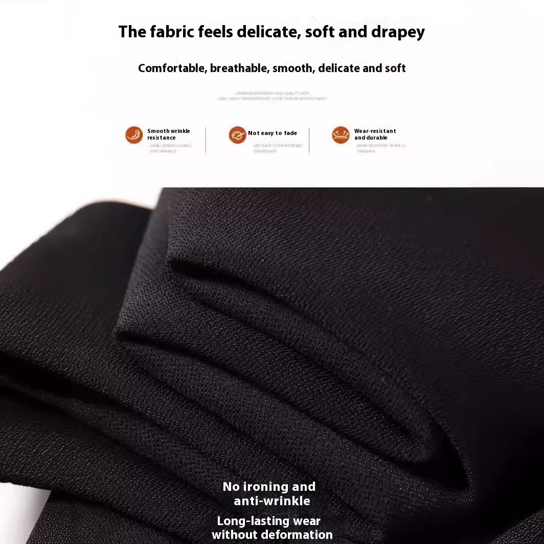 Spring And Autumn Thin High Waist Stretch Slim Suit Pants For Women Limorista