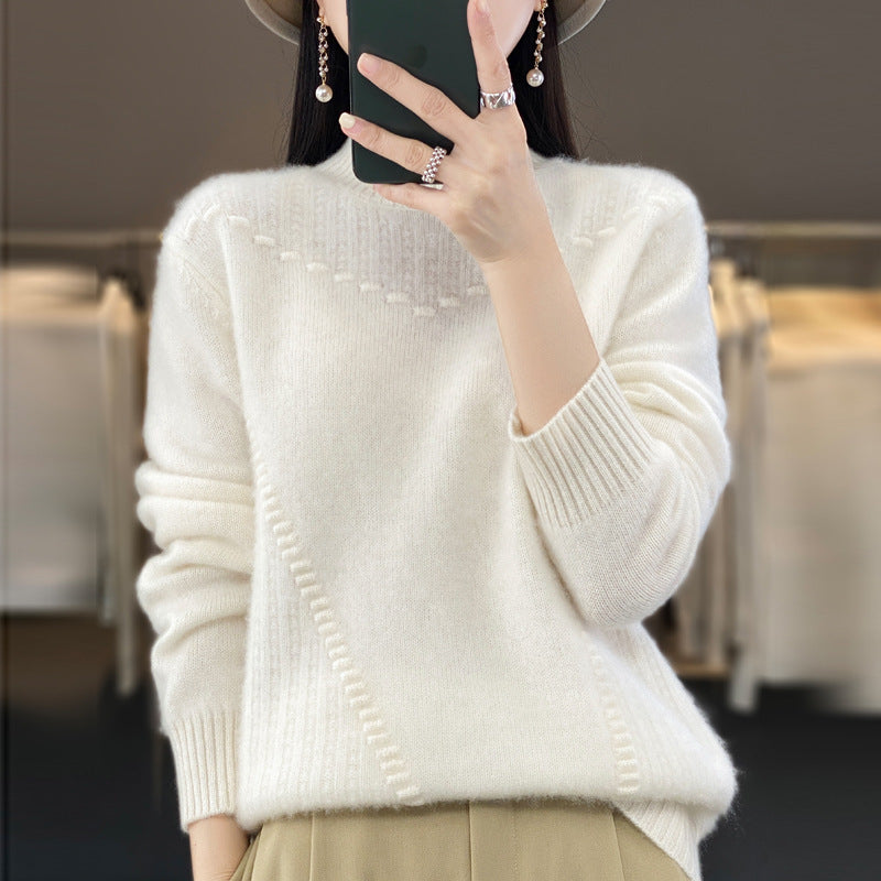 New Fashionable Knitted Wool Knitted Top Limorista