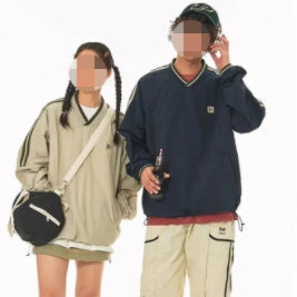 Limorista - Harajuku Style American Retro Sweater Street Men And Women