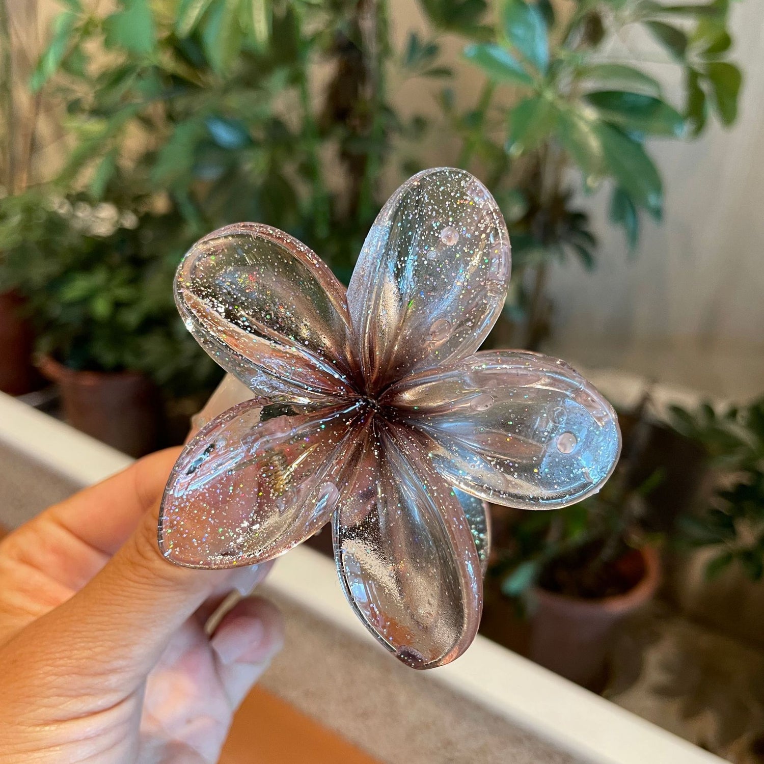 Flower Barrettes Women&