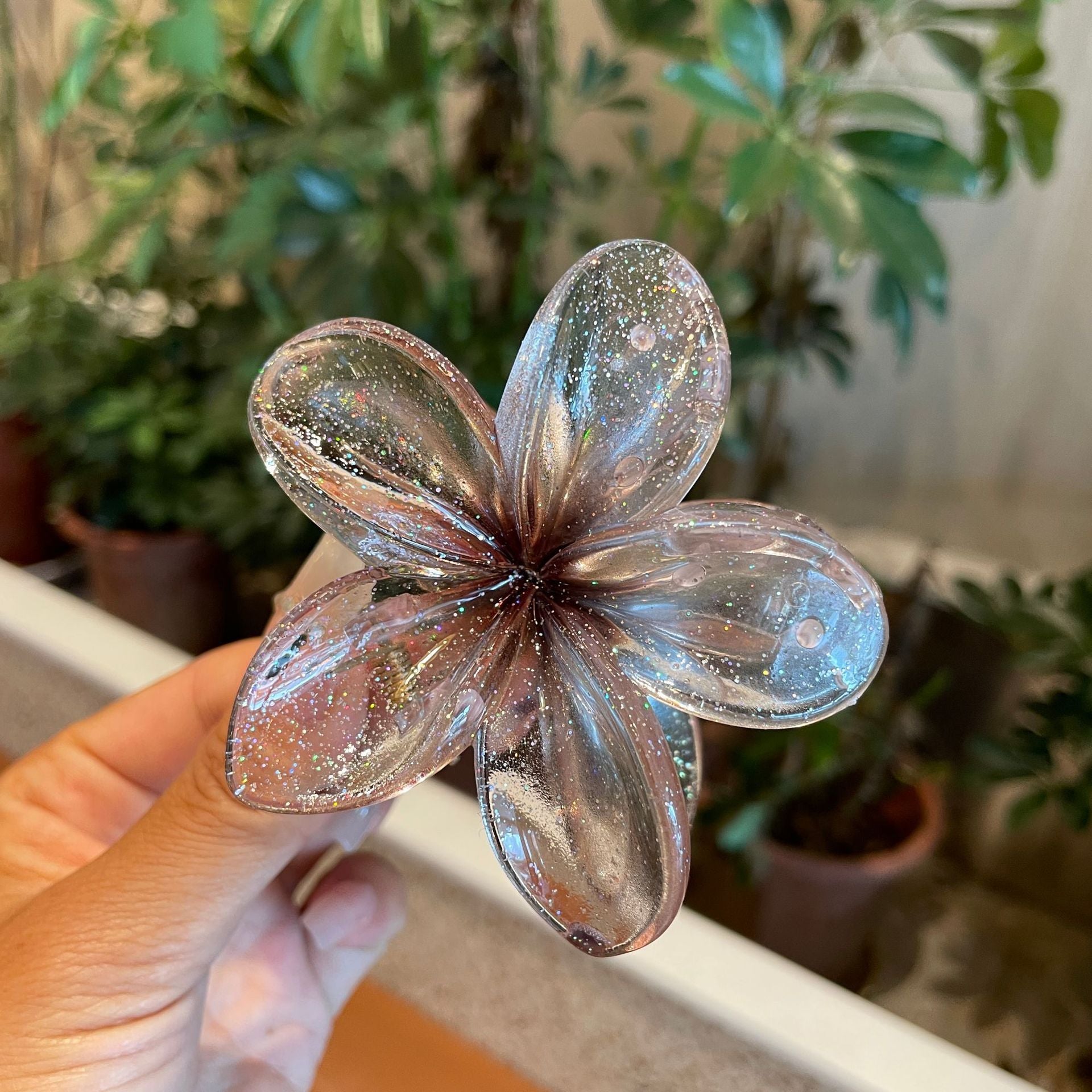Flower Barrettes Women&