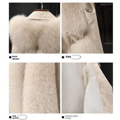 Fur Vest Short Coat Autumn And Winter New Patchwork Winter Fox Fur Jacket Women Short Artificial Fur Coat Elegant Female Warm Vest Limorista