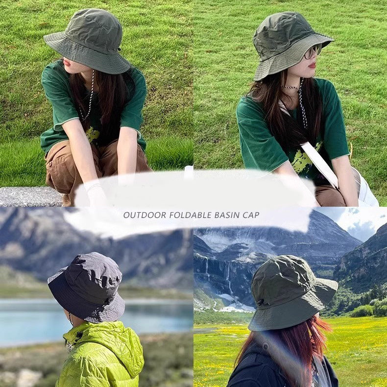 Foldable Fisherman Hat Summer Quick-drying Waterproof Outdoor Cycling Fishing Sunhat Women Men Limorista