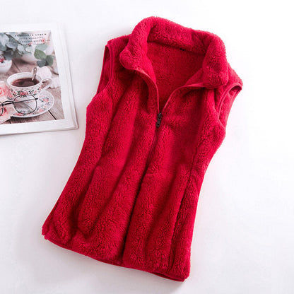 Double-sided Fleece Sweater Women&