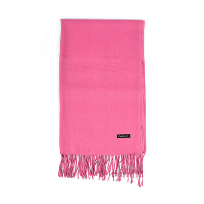 Annual Meeting Warm Cashmere Tassel Scarf Limorista