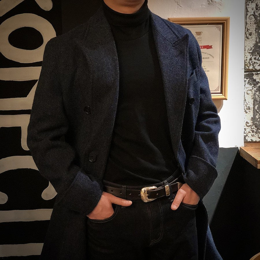 Polo Double Breasted Slim Vintage Tweed Men&