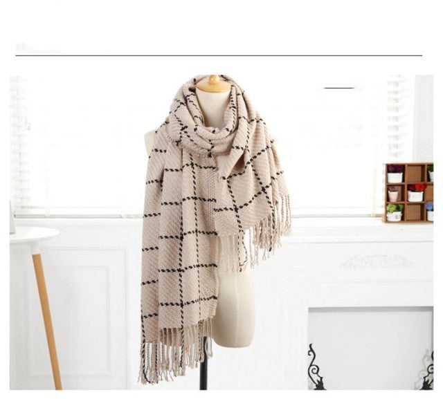 Thickened Men And Women Dual Purpose Scarf Limorista