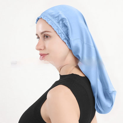 Silk Long Tube Nightcap Hair Care Thermal Heat Cap Limorista