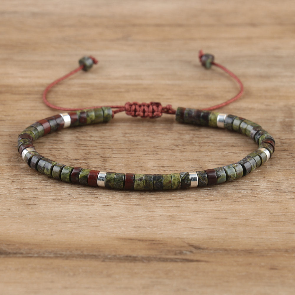 Spacer Beads Beaded Weave Bracelet Women&
