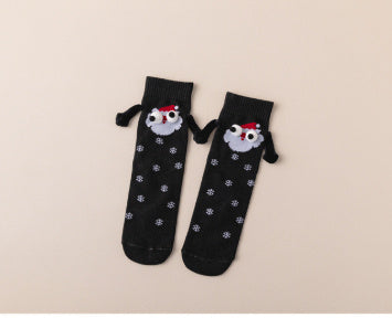 Couple Magnetic Handle Cute Hand Socks Christmas Limorista