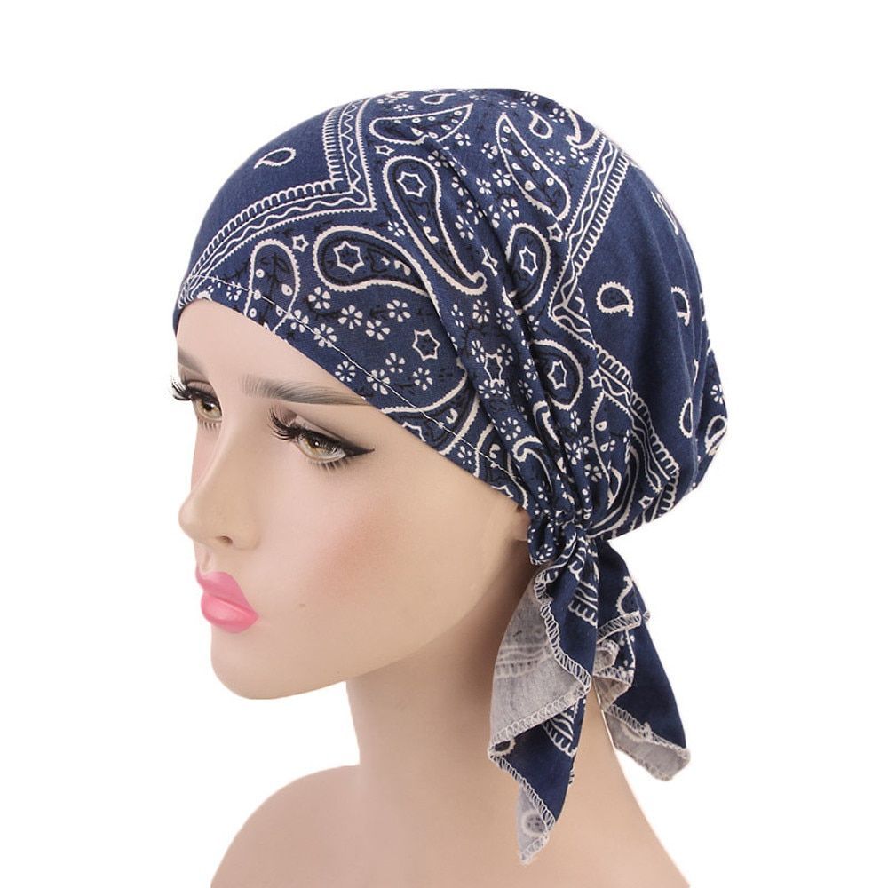 Stretch Hair Band Braid Hat Ethnic Style Fashion Scarf Muslim Ethnic Limorista