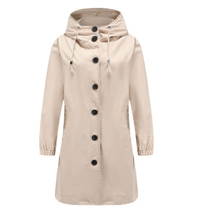 Windbreaker Mid-length Loose Long-sleeved Jacket Limorista