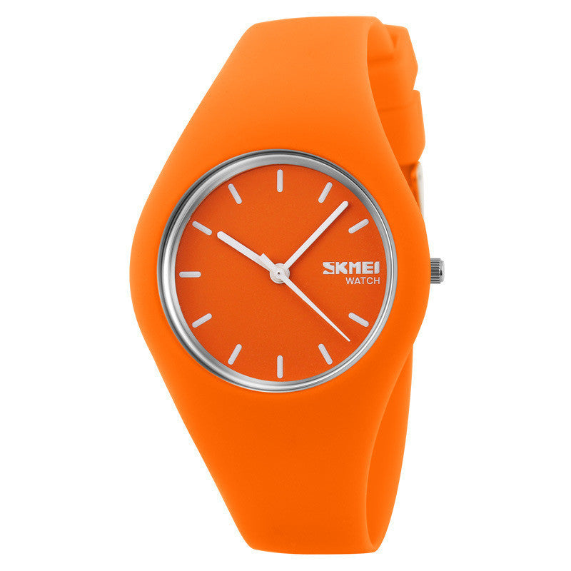 Fashion Simple Jelly Color Couple Waterproof Watch Limorista